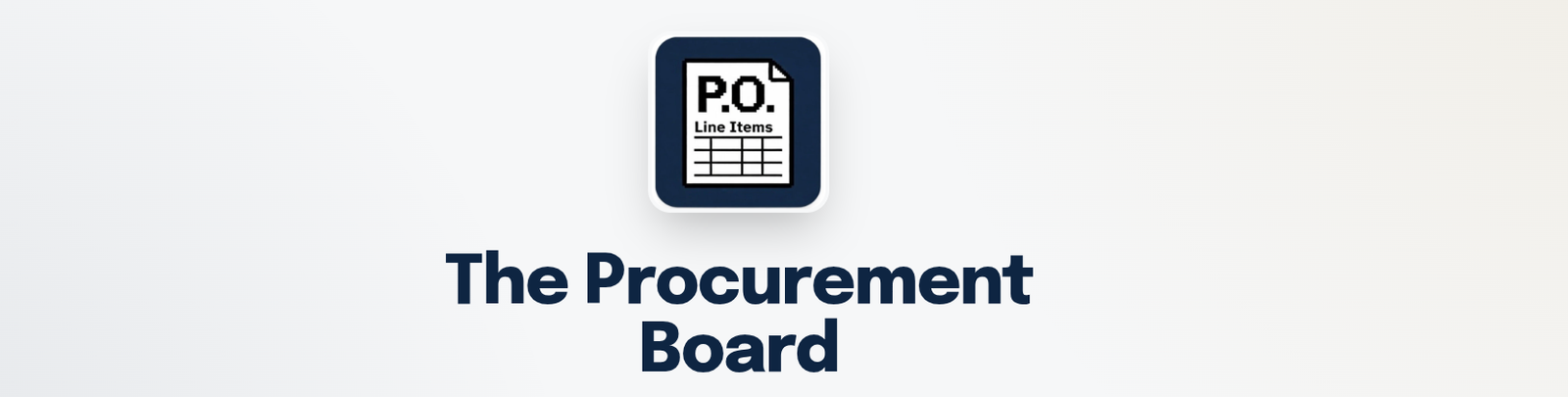 The Procurement Board